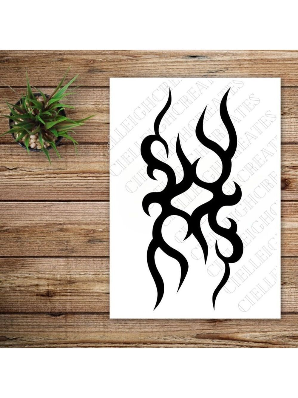 *2 for $20* Abstract Squiggly Lines Vinyl Decal Sticker Handcrafted